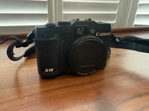 Canon powershot g16 - canon, 12.1mp