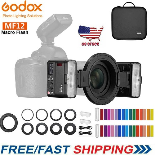 Godox mf12 macro - k2, flash
